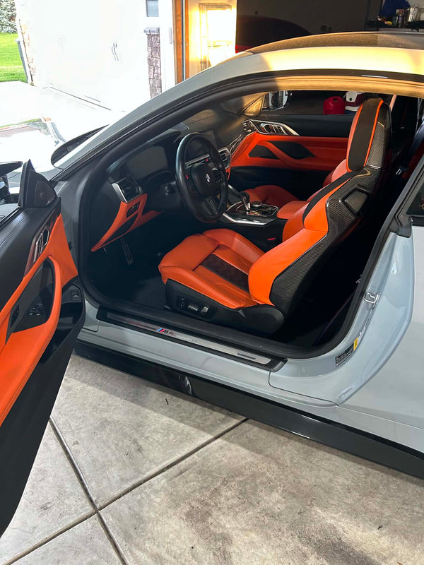 G8X Dry Carbon Fiber Seat Back Replacement Set
