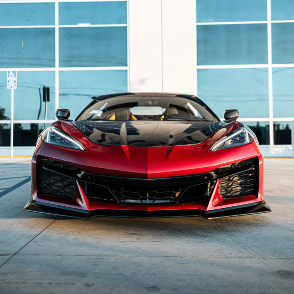 2020-2026 Corvette C8 Stingray Z06 Track Package 15pcs Full Conversion Front Bumper Body Kit