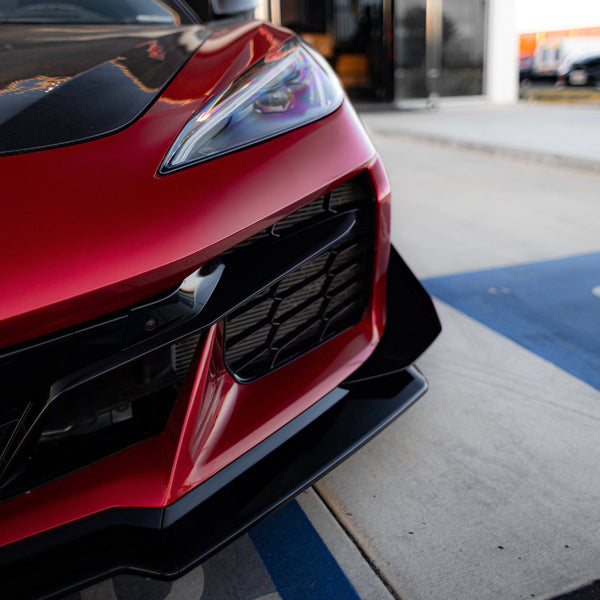 2020-2026 Corvette C8 Stingray Z06 Track Package 15pcs Full Conversion Front Bumper Body Kit