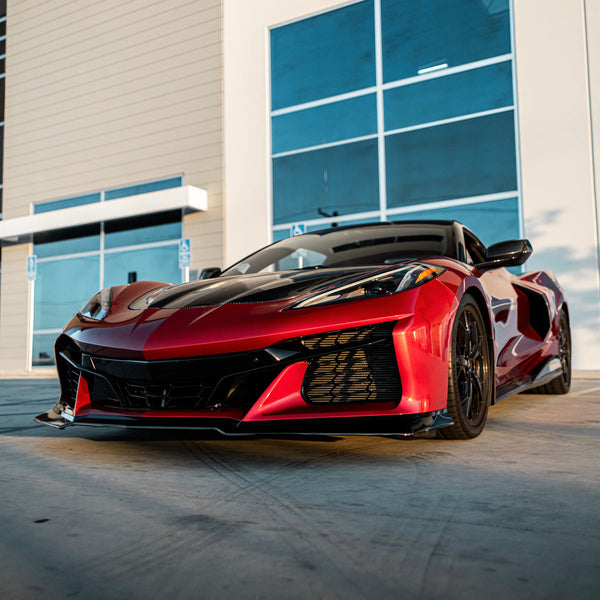 2020-2026 Corvette C8 Stingray Z06 Track Package 15pcs Full Conversion Front Bumper Body Kit