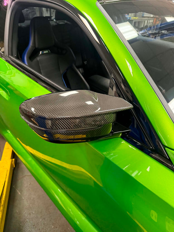 G8X Dry Carbon Fiber Mirror Caps