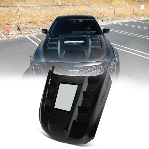 2020-2026 Cadillac CT5 / V-Blackwing Type-Terminator w/Glass Double Sided Gloss Carbon Fiber Hood