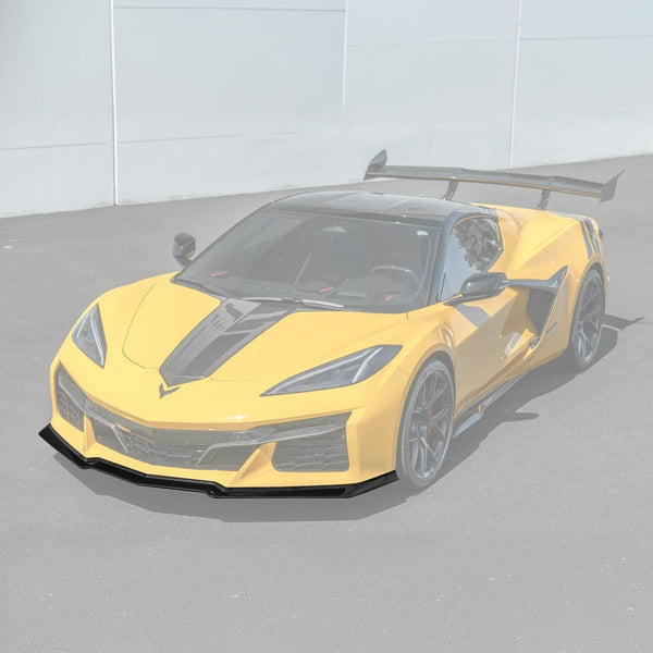 C8 Z06 Corvette Carbon Fiber or Carbon Flash 3 Piece Front Splitter