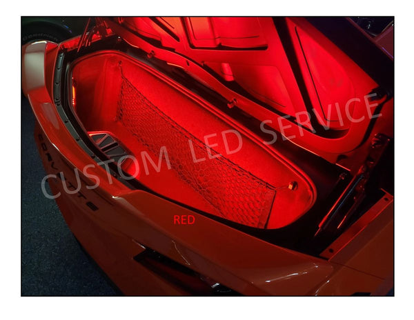 C8 Corvette Front And Rear Trunk LED Lighting Kit