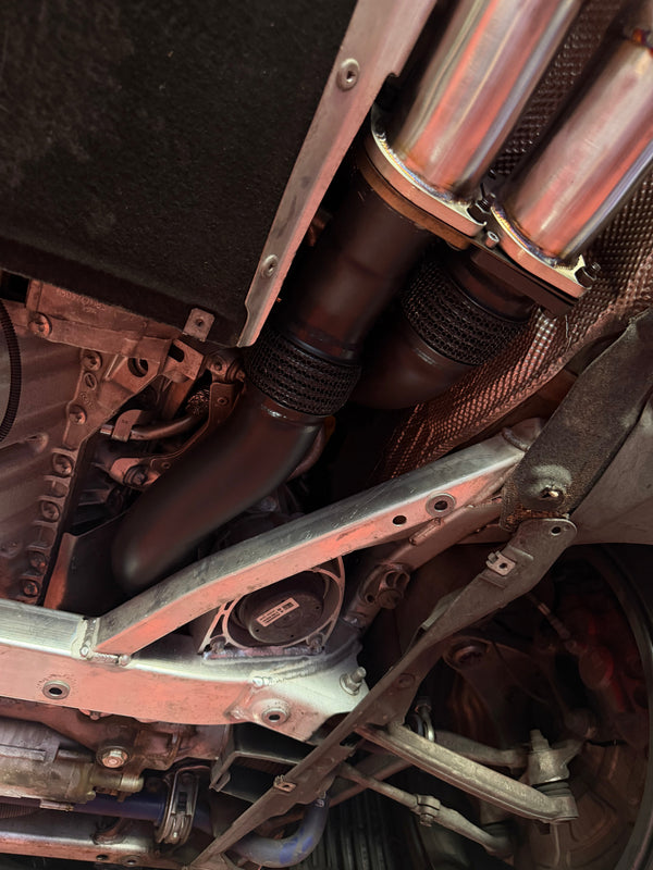 Rvng (F80/F82/F87) S55 3.5' XL Flow Series Catless Downpipes
