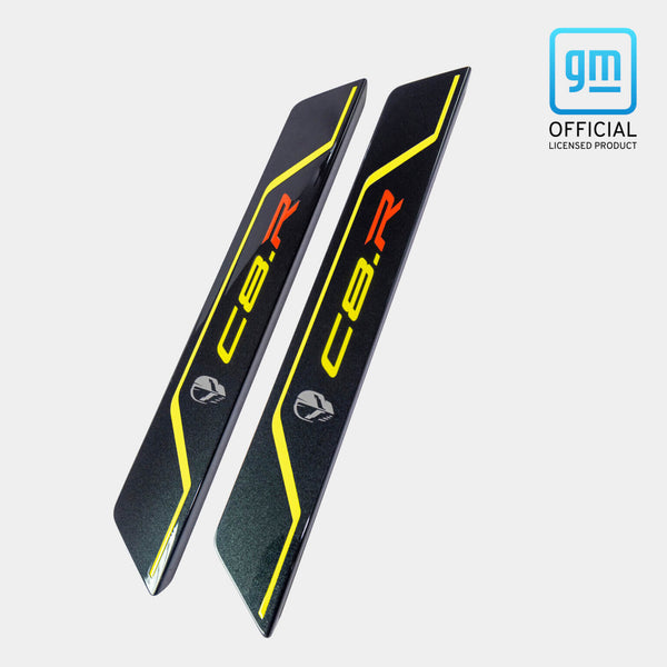 AMT C8 Corvette Carbon Flash C8R Door Sill Plate Covers