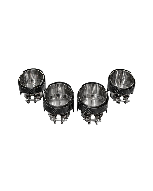 IRL G8X 4.5” M2 M3 M4 OEM Replacement Tips Slant Cut
