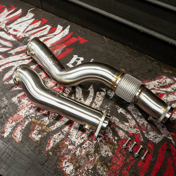 Rvng (G80,G82, G87) S58 3.5” Catless Downpipes