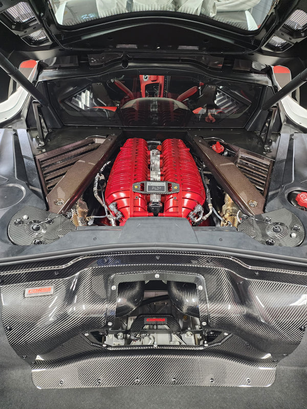 Corsa 23+ Chevrolet Corvette C8 Z06 Carbon Fiber Air Intake w/ DryTech Filter