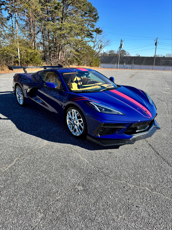AGM C8 Corvette Z06/ERay ZR1 High Wing (Visible Carbon / Carbon Flash Metallic)