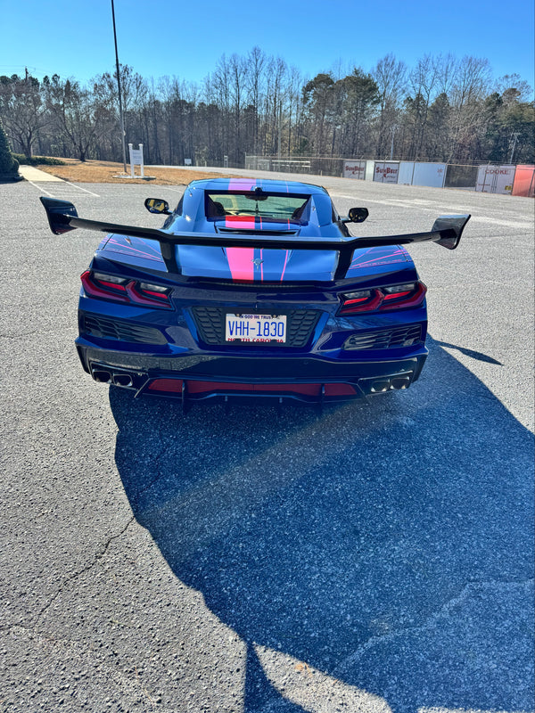 AGM C8 Corvette Z06/ERay ZR1 High Wing (Visible Carbon / Carbon Flash Metallic)