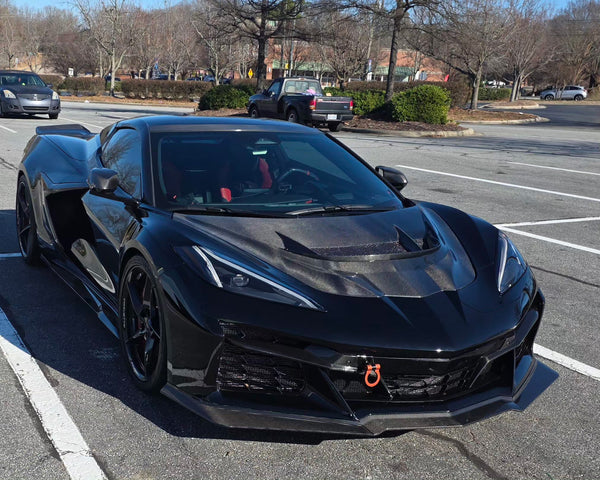 C8 Corvette ZR1 Double Sided Carbon Fiber Hood