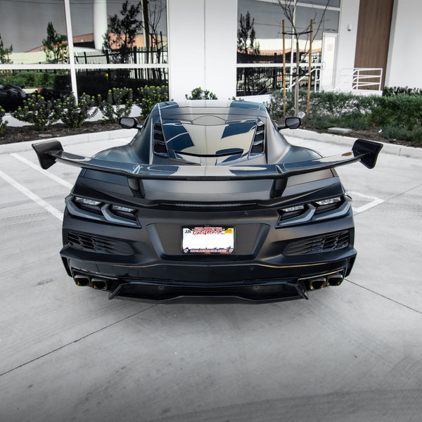 2020-2025 Corvette C8 Type-ZR1 Carbon Fiber 1pc Spoiler For Stingray/Z06/E-Ray