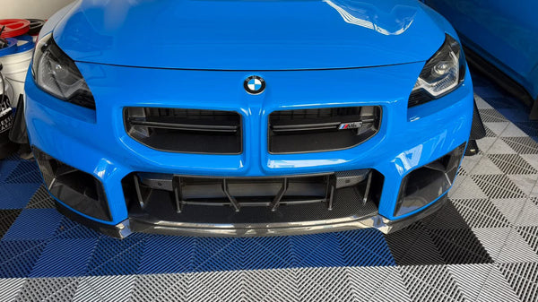 M2 G87 MP Style Dry Carbon Fiber Front Center Bumper Trim