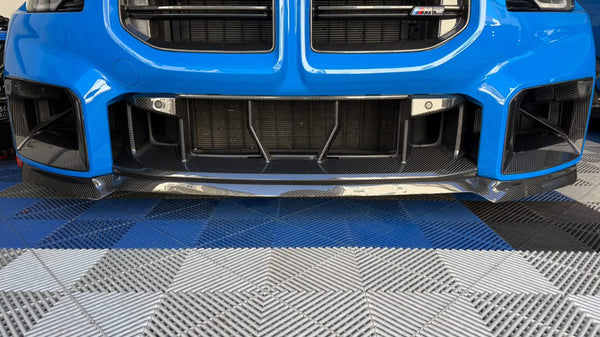 M2 G87 MP Style Dry Carbon Fiber Front Center Bumper Trim