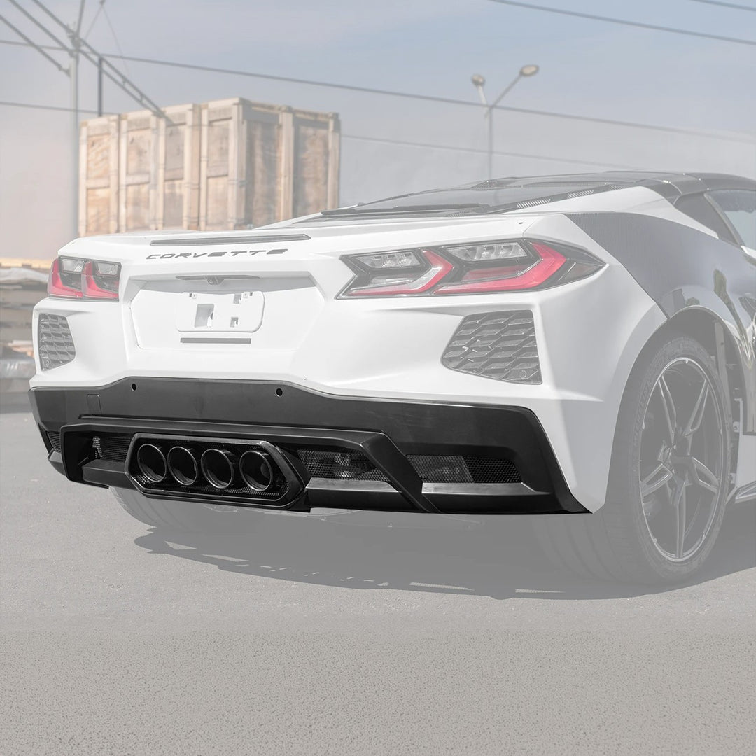Corvette C8 Z06 Package Rear Center Quad Exit Diffuser – CForce Performance