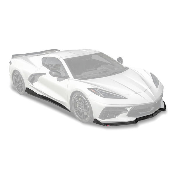 Corvette C8 Stingray Front Splitter & Side Skirts [5VM Package] Carbon Fiber