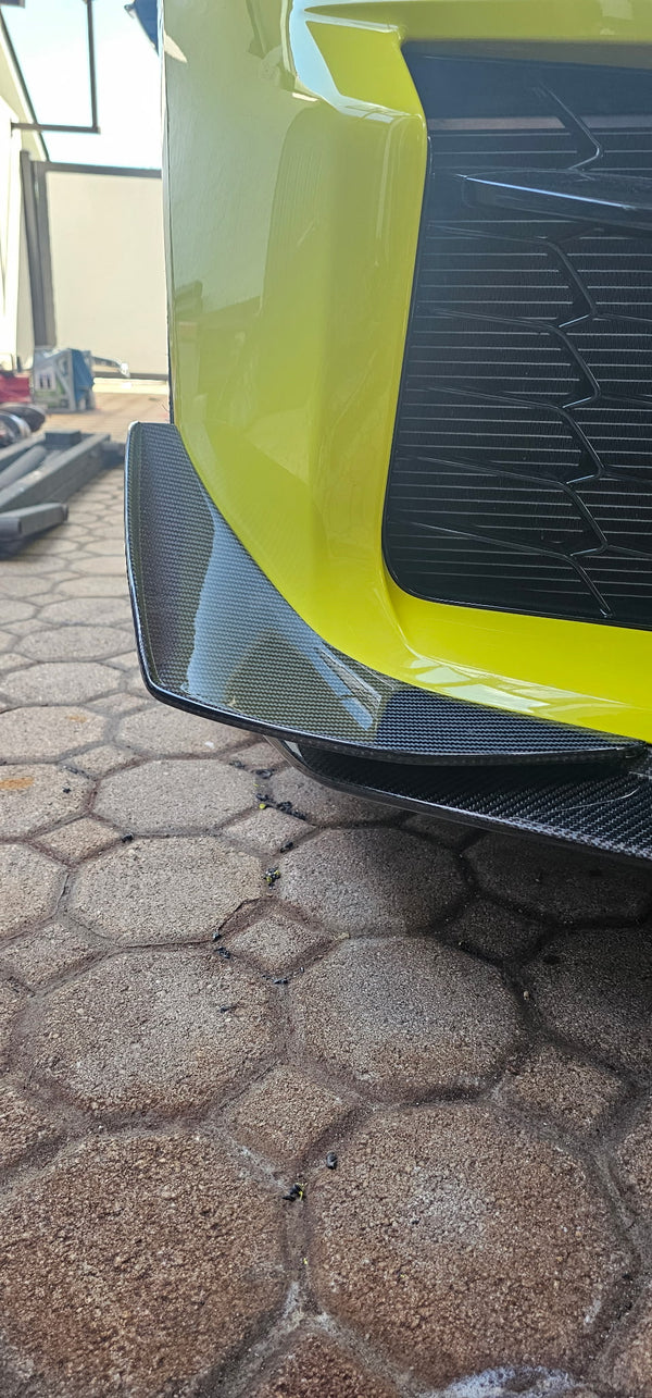 AGM C8 Corvette Z06 / ZR1 / ERay Carbon Fiber Dive Plane Canards
