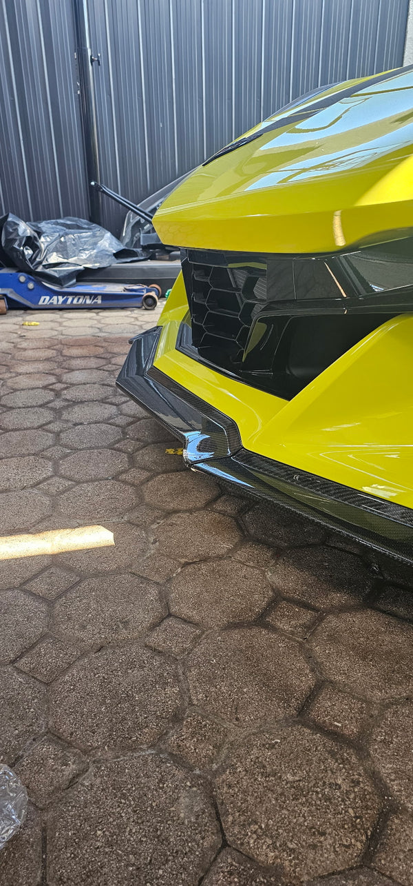 AGM C8 Corvette Z06 / ZR1 / ERay Carbon Fiber Dive Plane Canards