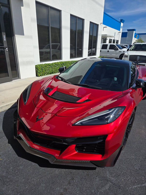 C8 Corvette ZR1 Double Sided Carbon Fiber Hood