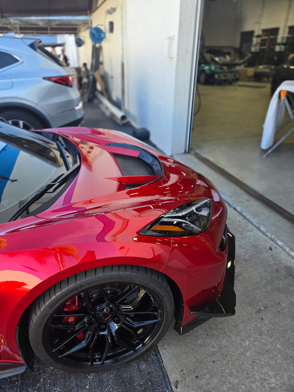 C8 Corvette ZR1 Double Sided Carbon Fiber Hood