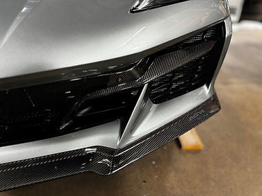 AGM C8 Corvette Z06 / ZR1 / ERay Front Grille Inserts