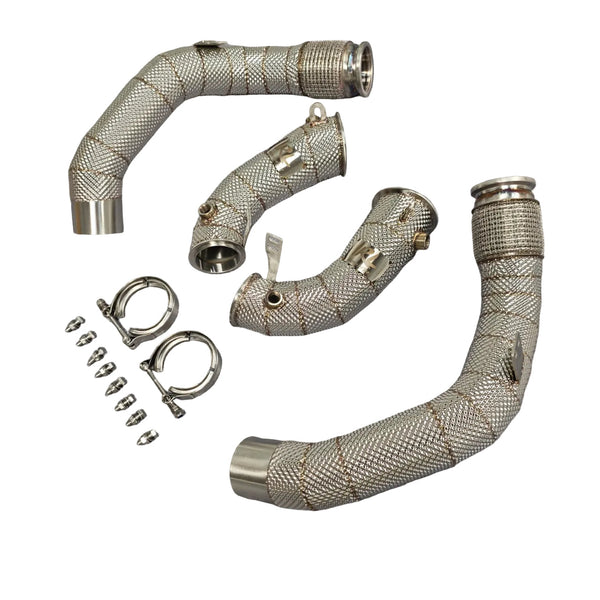 IRL F90 M5 M8 Maxflow Race Downpipes