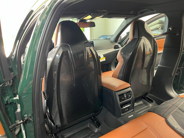 G8X Dry Carbon Fiber Seat Back Replacement Set