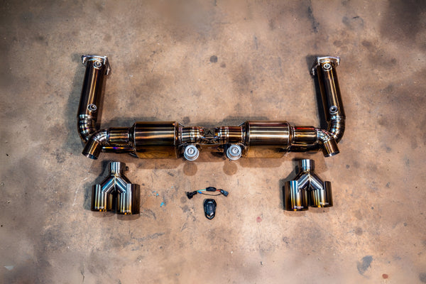Valved Sport Exhaust System for Porsche 997 Turbo