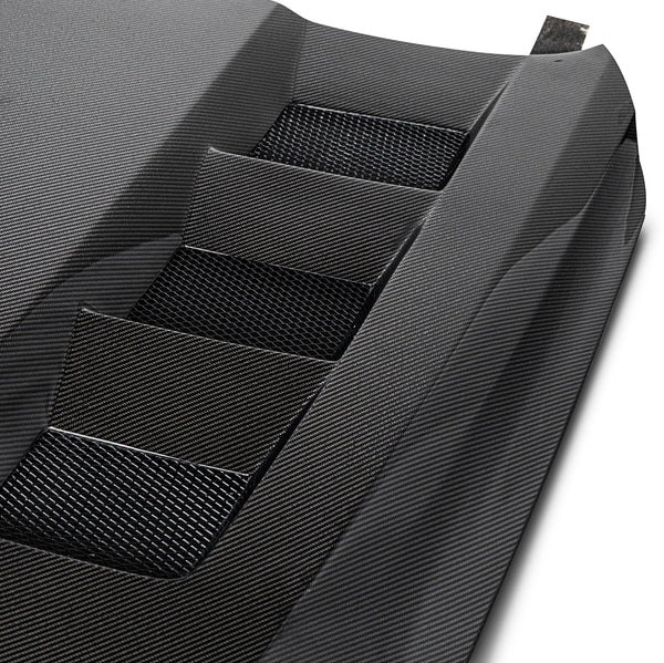 2020-2026 Cadillac CT5 / V-Blackwing Type-Terminator Double Sided Gloss Carbon Fiber Hood