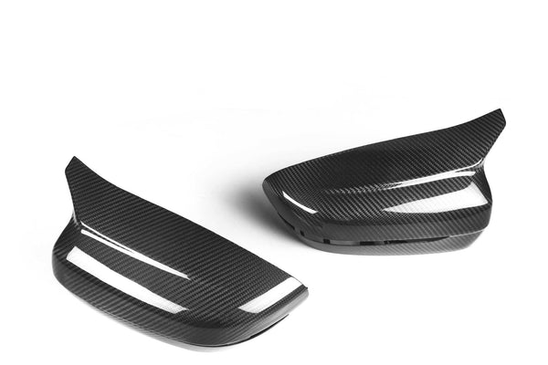 3 Series G20 F9x Style Dry Carbon Fiber Mirror Cover RHD Replacement