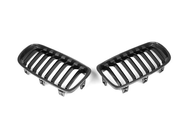 3 Series F30/F31/F35 Single Slat Dry Carbon Fiber Grill