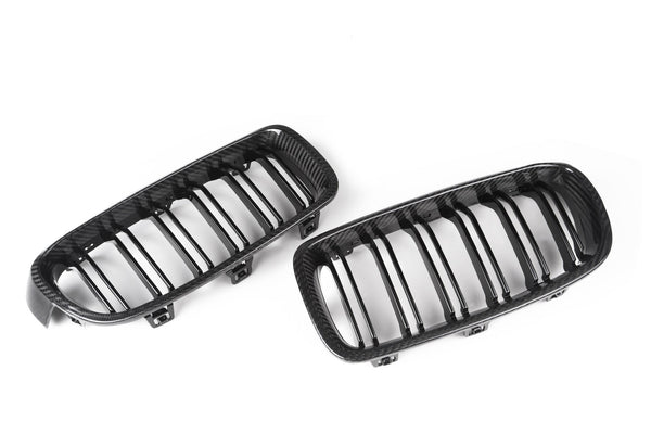 3 Series F30/F31/F35 Double Slat Dry Carbon Fiber Grill