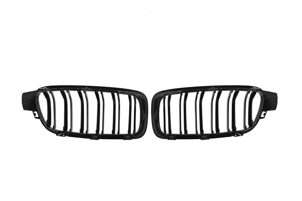 3 Series F30/F31/F35 Double Slat Dry Carbon Fiber Grill