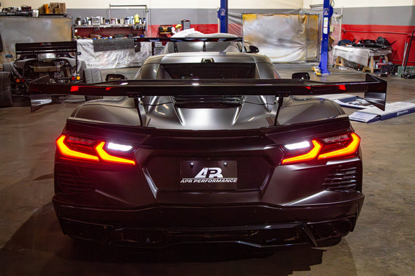 Chevrolet Corvette C8 Convertible GTC500 Carbon Fiber Adjustable Wing