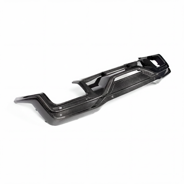 2024-2026 Mustang S650 Dry Gloss Carbon Fiber Dark Horse Rear Diffuser Single/Quad Tips
