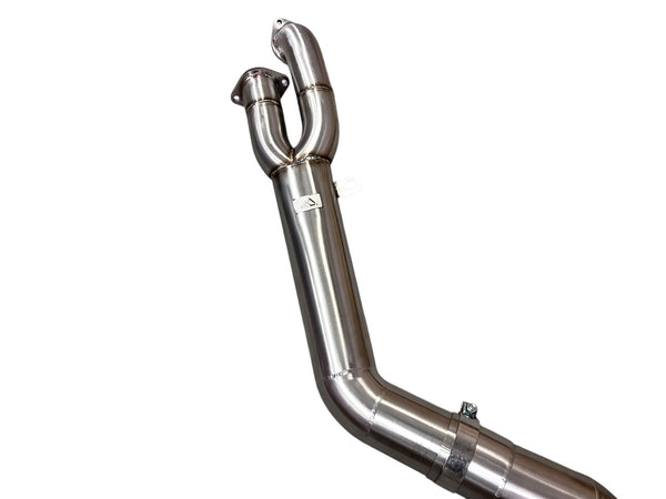 MAD BMW S58 4" Fat Boy Single Midpipe M3 M4 G80 G82