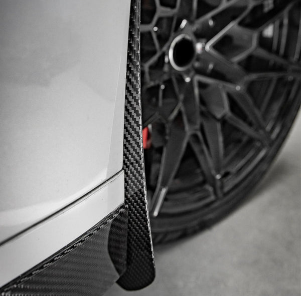 G8X SQ Dry Carbon Fiber Front Mud Flaps