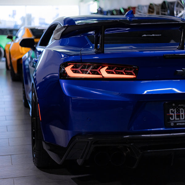 2016-2018 Chevy Camaro Smoke Stryker LED Taillights Sequential Turn Signals