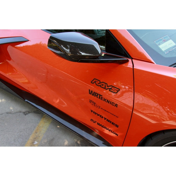 GARAGE SALE - Carbon Fiber Side Rocker Extensions/ Side Skirt Chevrolet Corvette C8