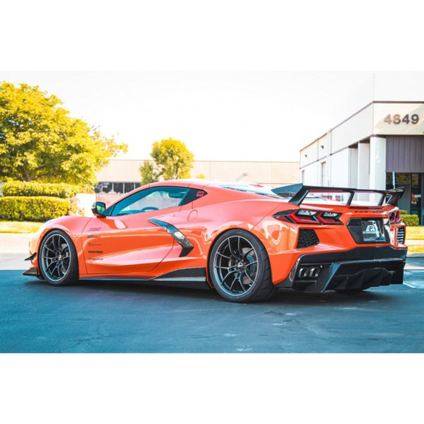 GARAGE SALE - Carbon Fiber Side Rocker Extensions/ Side Skirt Chevrolet Corvette C8
