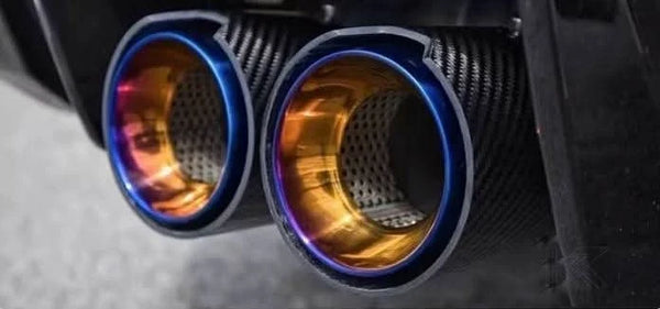 Carbon Fiber Exhaust Tips for BMW | M2 M3 M4 M5 M6 | F & G Series | 60-80mm Inlet | Set of 4