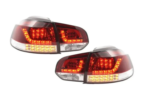 VW Golf Mk6 GTI LED Red Tail Lights V2 LED Indicators (2008-2014)