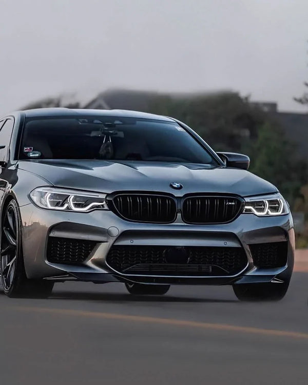 BMW 5 Series F90 M5 Sedan R Style Carbon Fiber Front Lip (2018 - 2020)
