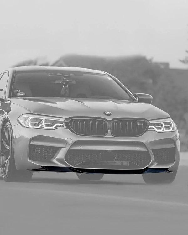 BMW 5 Series F90 M5 Sedan R Style Carbon Fiber Front Lip (2018 - 2020)