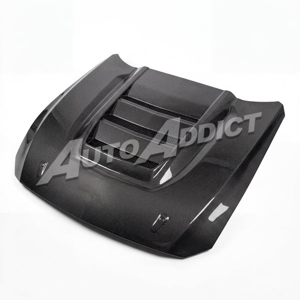2024–2026 Mustang S650 Heritage SC™ V-Shaped Dry Gloss Carbon Fiber Track Package Program Bundle