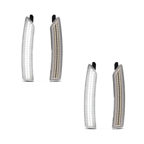 2024-2026 Ford Mustang S650 Clear White LED Side Markers