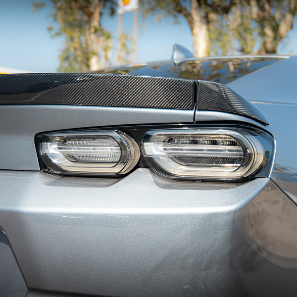 2016-2025 Chevy Camaro Type-SS 1LE Gloss Carbon Fiber 3pc Rear Spoiler