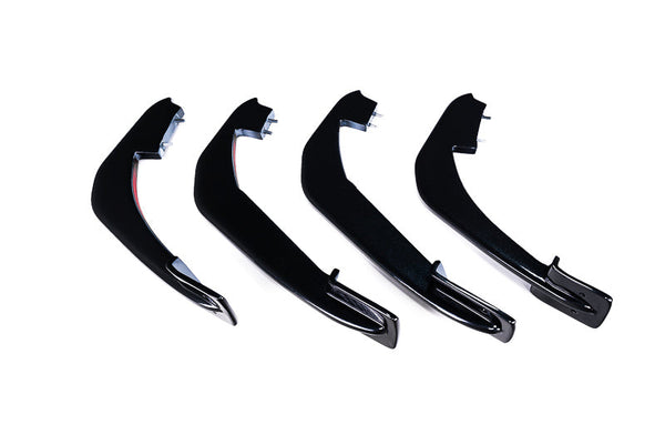 Paragon Performance C8 Corvette Rear Diffuser Strakes - Carbon Flash