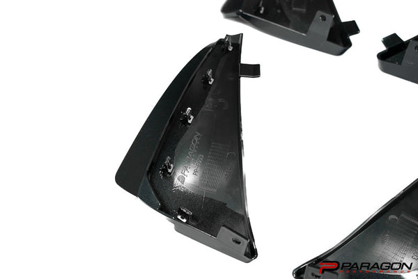 Paragon Performance C8 Stingray Corvette Extended Splash Guards - Carbon Flash